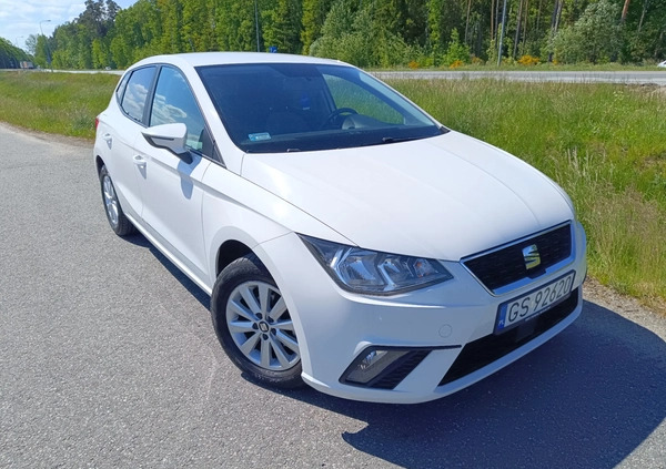 Seat Ibiza cena 43500 przebieg: 63000, rok produkcji 2018 z Słupsk małe 704